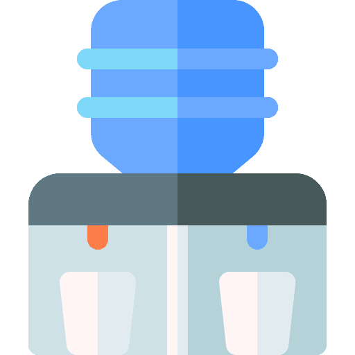 Water dispenser beverage cold water food and restaurant icon Water dispenser beverage cold water food and restaurant icon