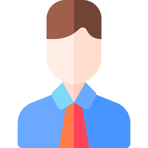 Worker man male avatar icon