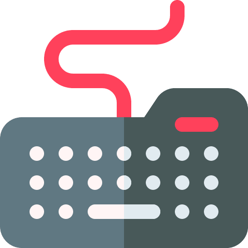 Keyboard computer device technology icon Keyboard computer device technology icon
