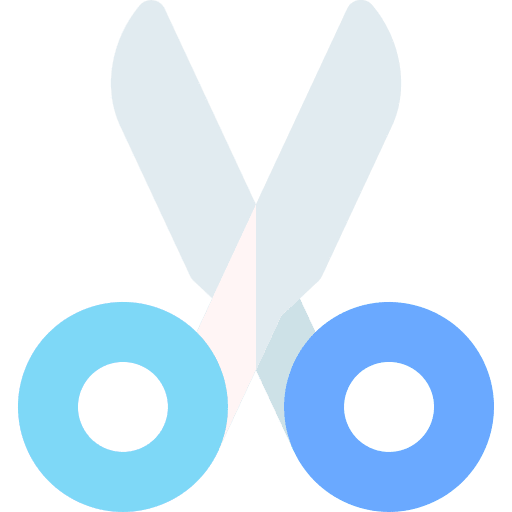 Scissors art and design school material handcraft icon Scissors art and design school material handcraft icon