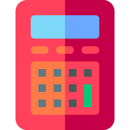 Calculator maths calculate electronics icon Calculator maths calculate electronics icon