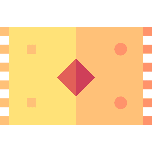 Mat pray furniture and household carpet icon Mat pray furniture and household carpet icon