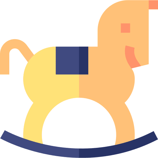 Rocking horse rocking horse wooden child icon Rocking horse rocking horse wooden child icon