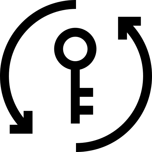 Refresh reset password update password code icon