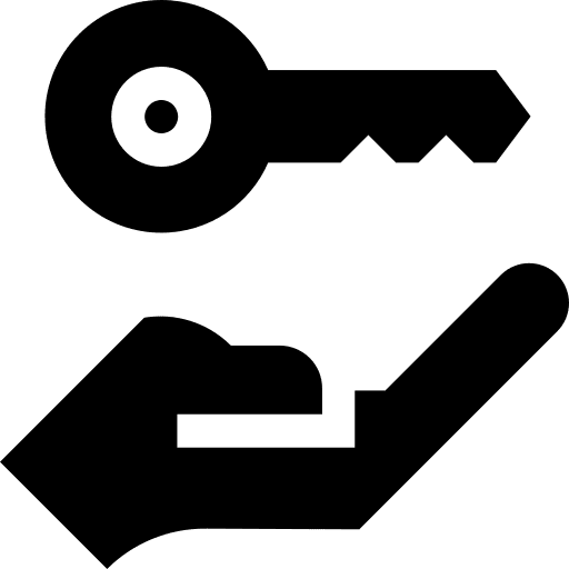 Key key hand gesture security icon
