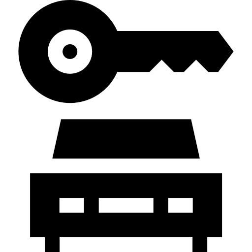 Car key security passkey password icon