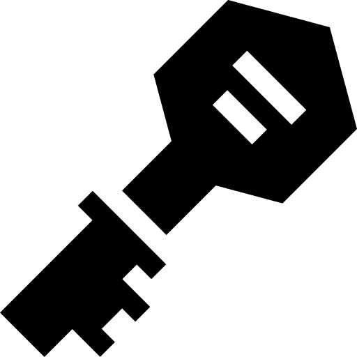Door key access passkey door key icon