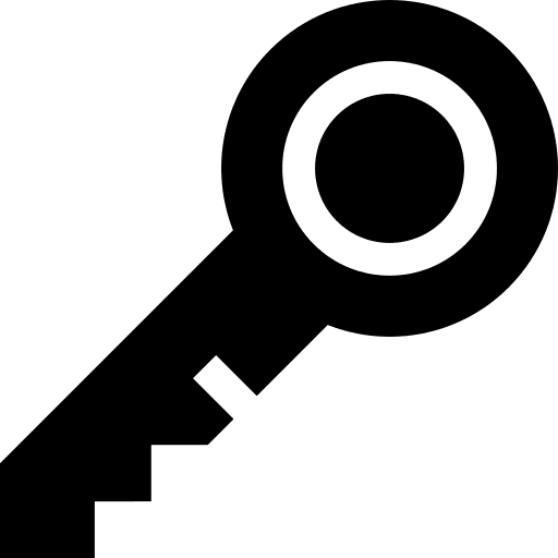 Door key password pass key icon