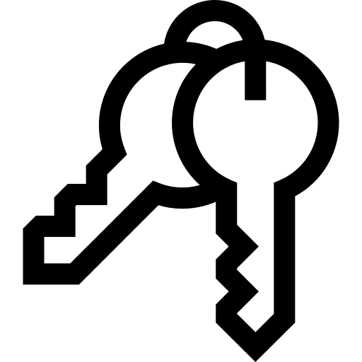 Door key security access passkey icon