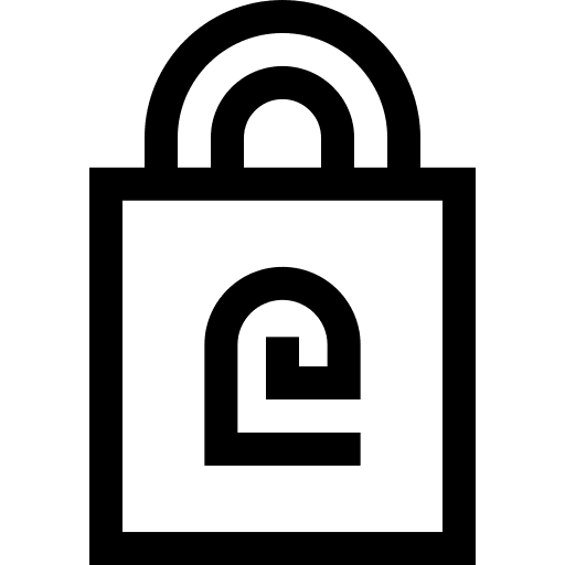 Fingerprint secure security technology icon Fingerprint secure security technology icon