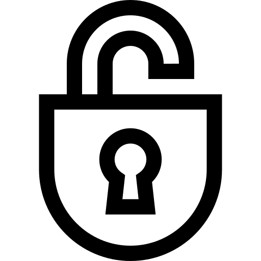Unlock unlock lock secure icon Unlock unlock lock secure icon