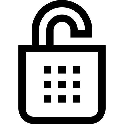 Padlock ui code lock icon Padlock ui code lock icon