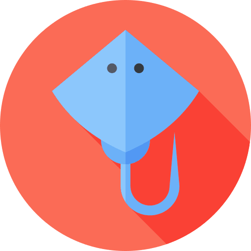 Stingray animals sea aquatic icon Stingray animals sea aquatic icon