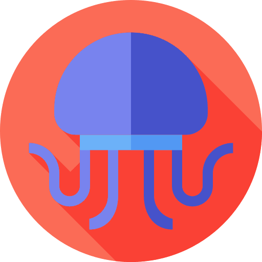 Jellyfish sea sea life aquatic icon Jellyfish sea sea life aquatic icon