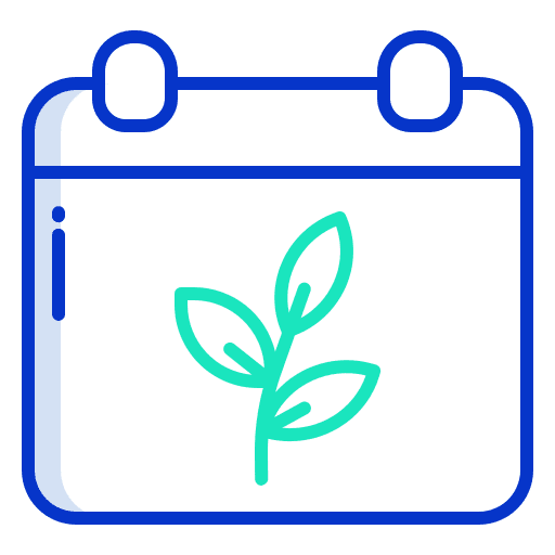 Calendar calendar time and date leaf icon
