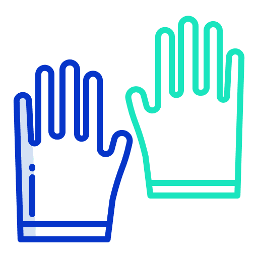 Gloves fashion farming and gardening rubber gloves icon Gloves fashion farming and gardening rubber gloves icon