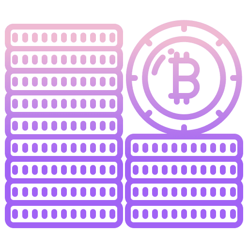 Bitcoin currency exchange cryptocurrency business and finance icon