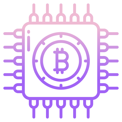 Cpu cryptocurrency gpu mining business and finance icon