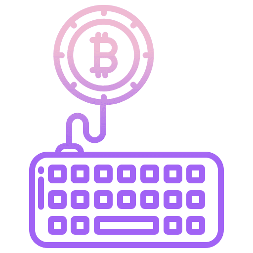 Keyboard business and finance payment method business icon
