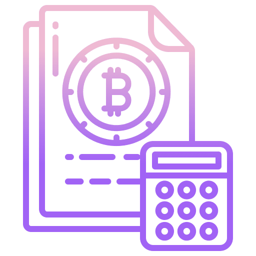 Calculator commerce and shopping coin bill icon