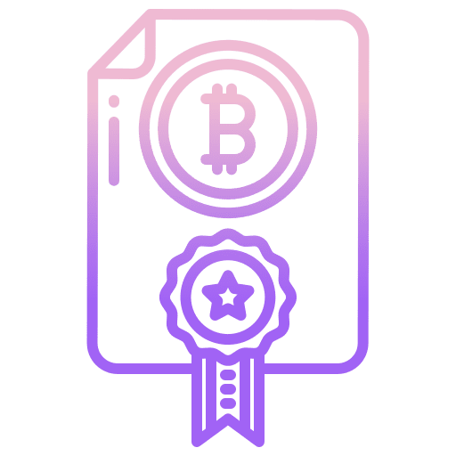 Document guarantee license business and finance icon