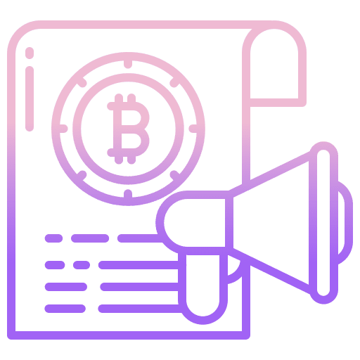 Announcement ads digital money announcement icon