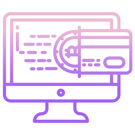 Online mobile banking digital wallet online money icon