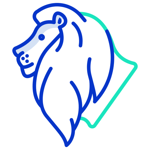 Lion wildlife animals mammals icon