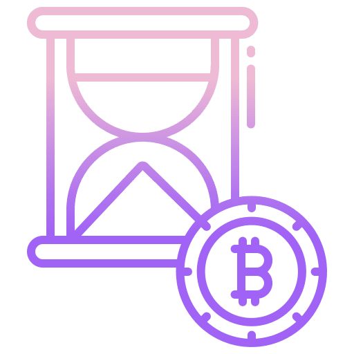 Time time digital currency bitcoin icon