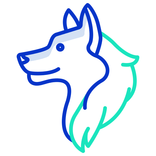 Wolf zoo animals wolf icon