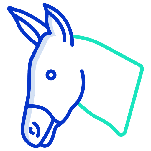 Donkey zoo donkey animals icon Donkey zoo donkey animals icon