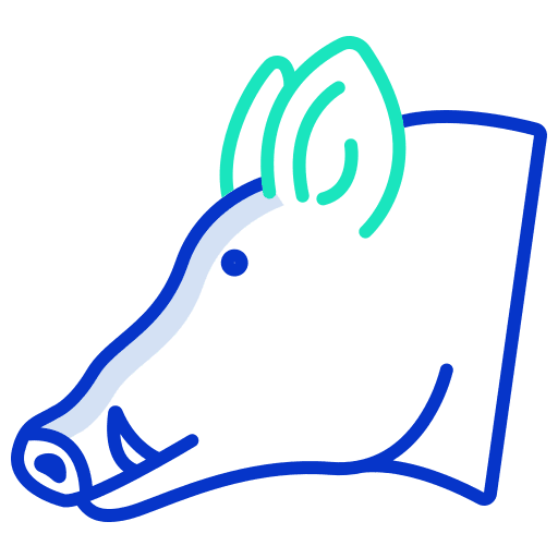 Wild pig wild boar wild head icon Wild pig wild boar wild head icon
