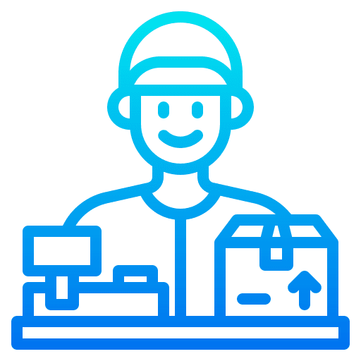 Courier courier logistic officer icon Courier courier logistic officer icon