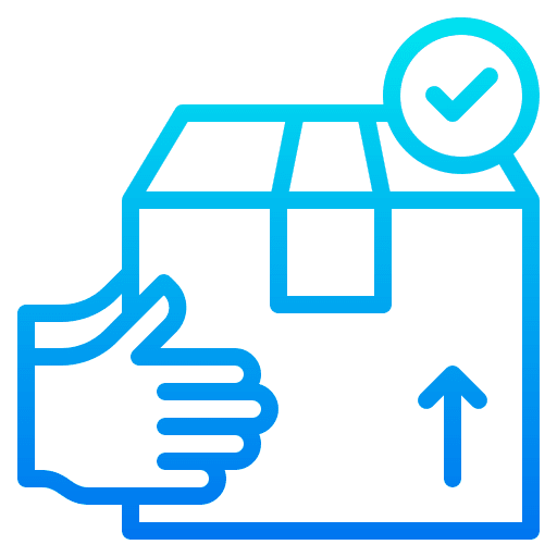 Delivery send box delivery icon
