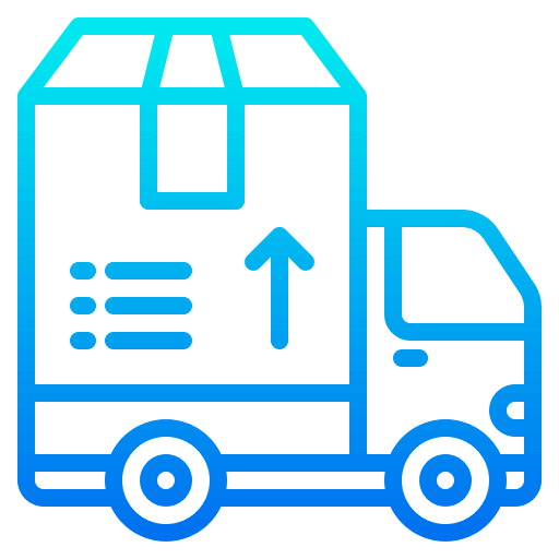 Delivery truck delivery box delivery truck icon