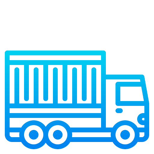 Truck transport shipping container truck icon Truck transport shipping container truck icon
