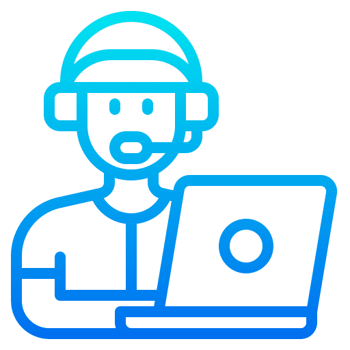 Call center help call technical support icon Call center help call technical support icon