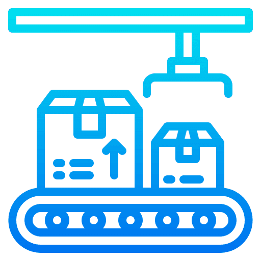 Distribution manufacturing product shipping and delivery icon Distribution manufacturing product shipping and delivery icon