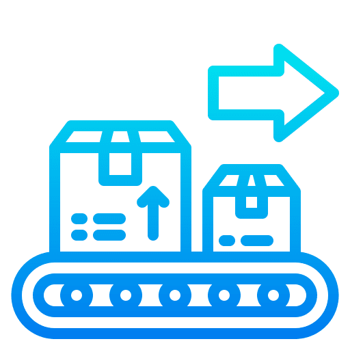 Distribution product distribution logistics icon Distribution product distribution logistics icon
