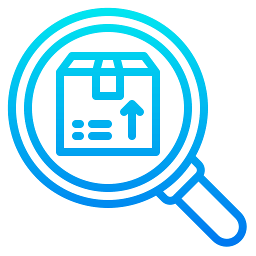 Search shipping and delivery parcel search icon Search shipping and delivery parcel search icon