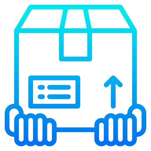 Delivery box logistic shipping and delivery box icon Delivery box logistic shipping and delivery box icon