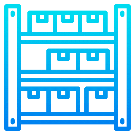 Distribution shipping and delivery warehouse package icon Distribution shipping and delivery warehouse package icon