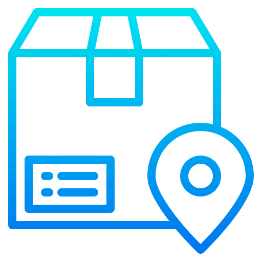 Location location package shipping icon Location location package shipping icon