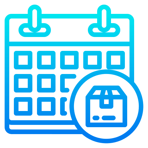 Calendar delivery calendar shipping and delivery icon Calendar delivery calendar shipping and delivery icon