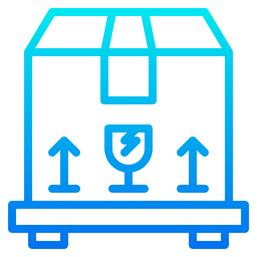 Parcel delivery package shipping and delivery icon Parcel delivery package shipping and delivery icon