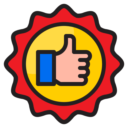 Quality recommendation quality badge icon