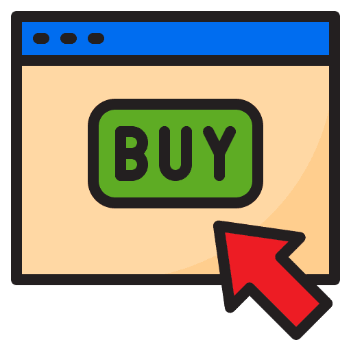 Buy online shopping ui click icon Buy online shopping ui click icon