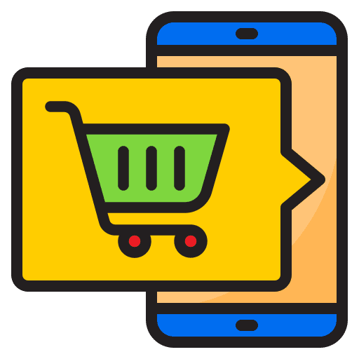 Online shopping electronics online shopping mobile phone icon Online shopping electronics online shopping mobile phone icon