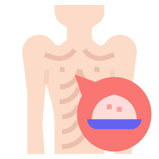 Poor starvation hungry people icon