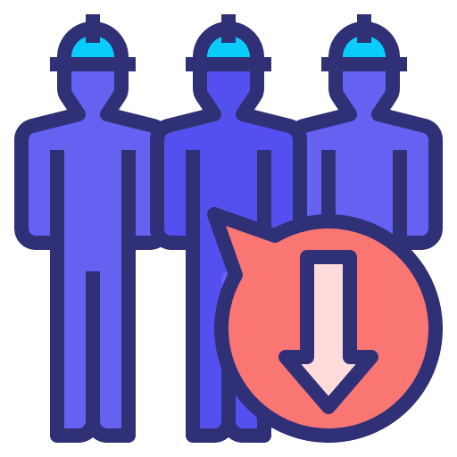 Labour demand worker engineer icon